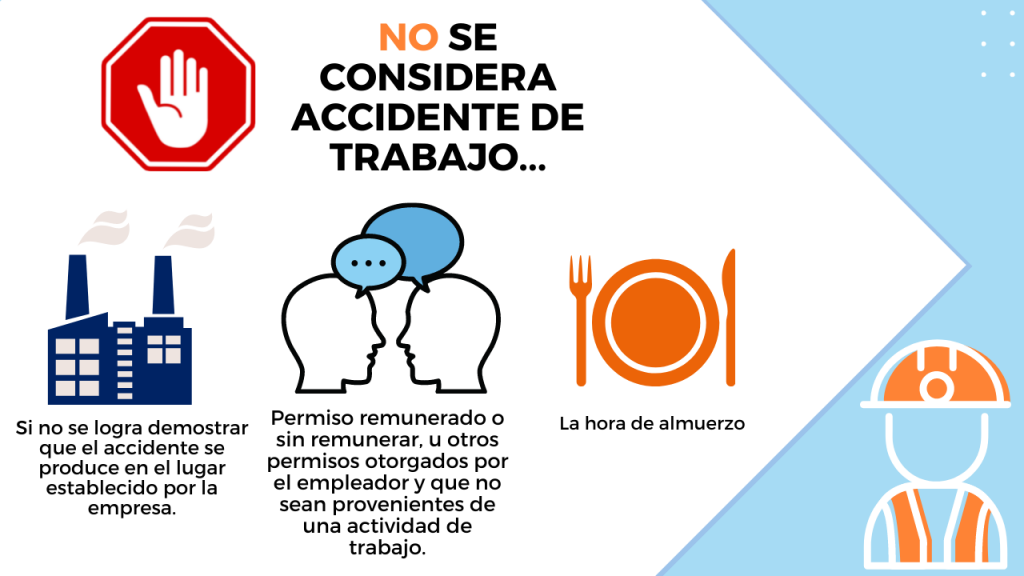 Accidente de trabajo: Qué es y qué NO se considera