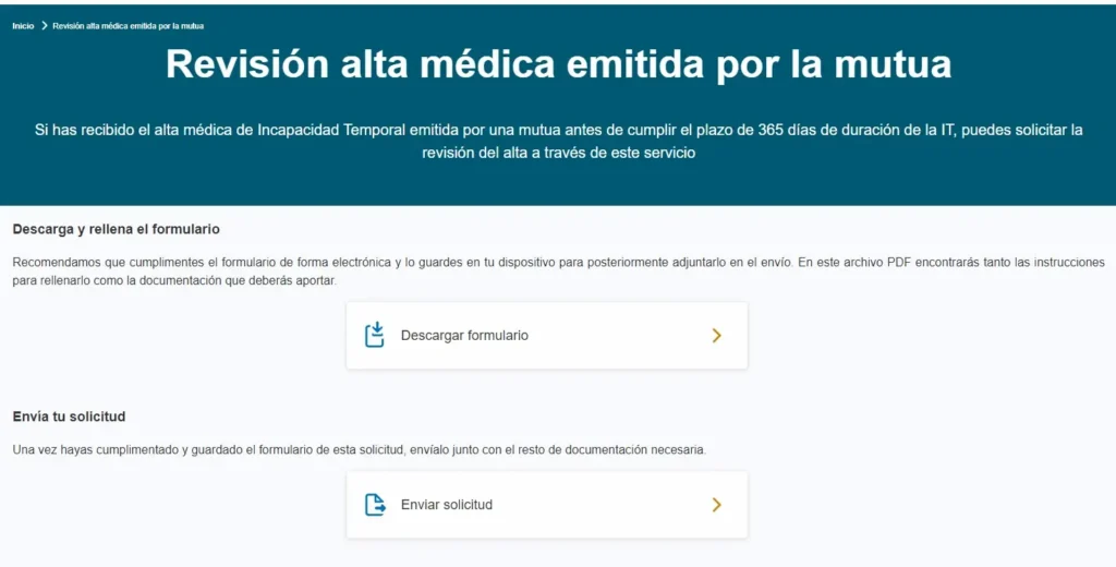 Baja Médica: Cómo gestionar y solicitar el ALTA en la mutua