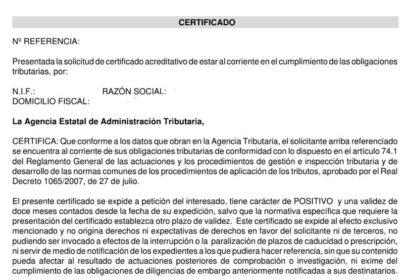CERTIFICADO DE ESTAR AL CORRIENTE DE PAGOS HACIENDA:QUÉ ES