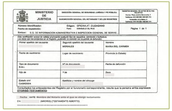 Certificado de Últimas Voluntades: Qué Es y Cómo Obtenerlo