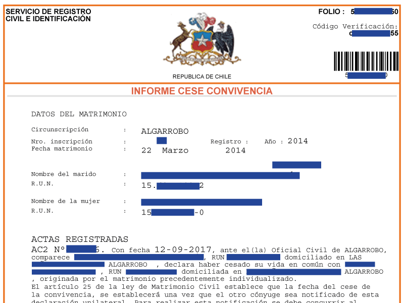 Cese de Convivencia en Chile: Guía y Documentos Esenciales