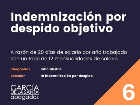 Cómo calcular la indemnización por despido objetivo