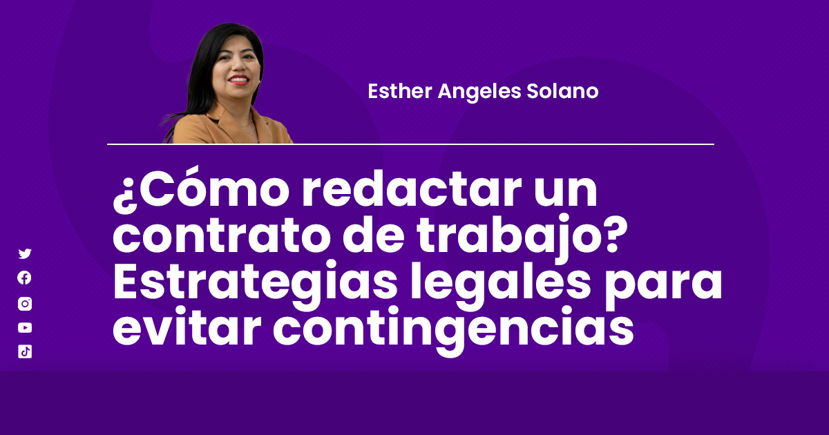 Cómo elaborar un contrato de trabajo en Perú en 2026