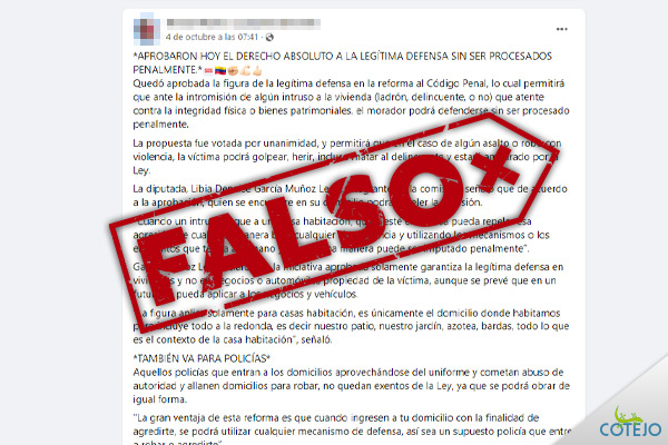 Cómo funciona la defensa legítima en Venezuela