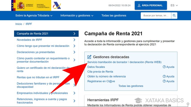 Cómo hacer y presentar el borrador de tu declaración de renta