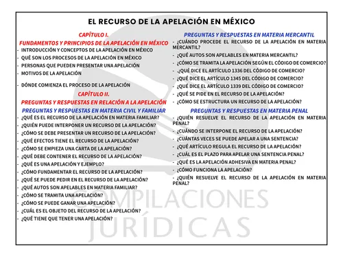 Cómo presentar un recurso de apelación civil en México 2026
