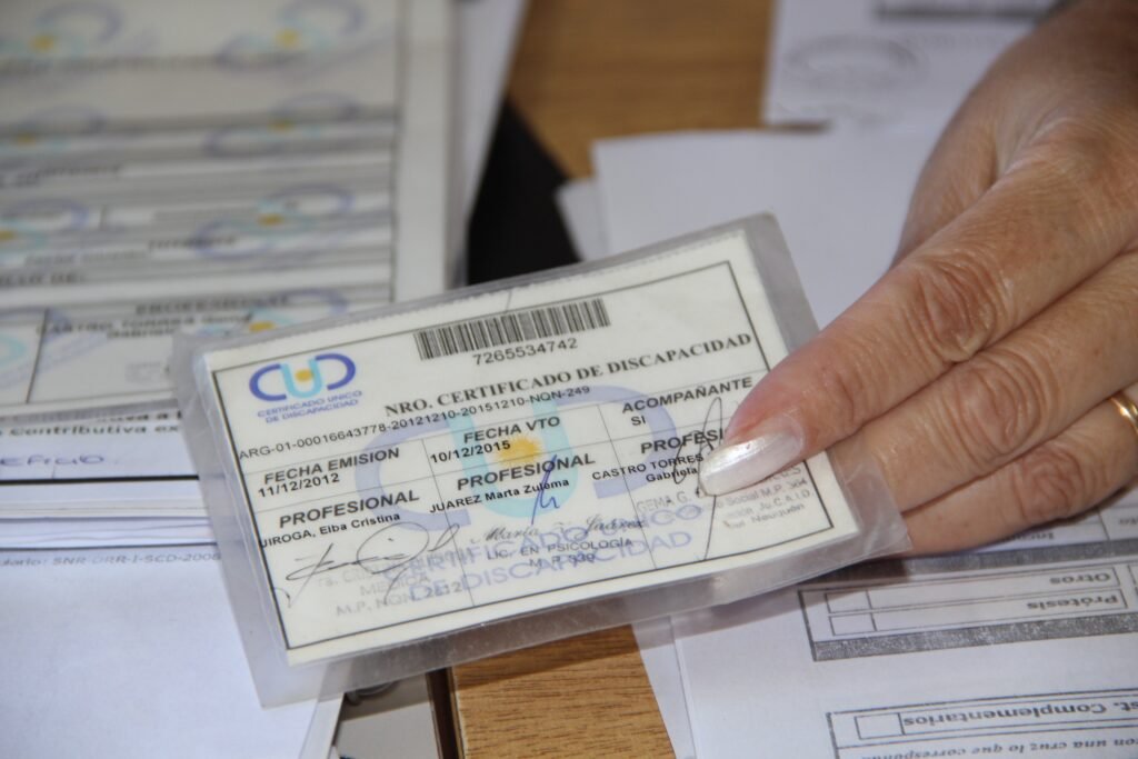 Cómo serán los grados y códigos para discapacitados en Argentina 2026