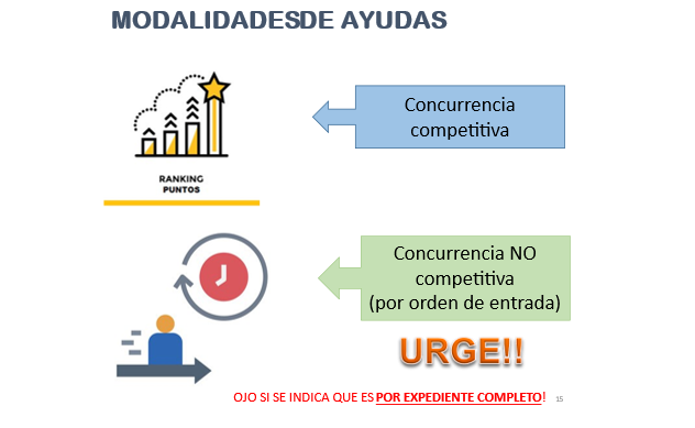 CONCURRENCIA COMPETITIVA EN ESPAÑA: CLAVES Y AYUDAS