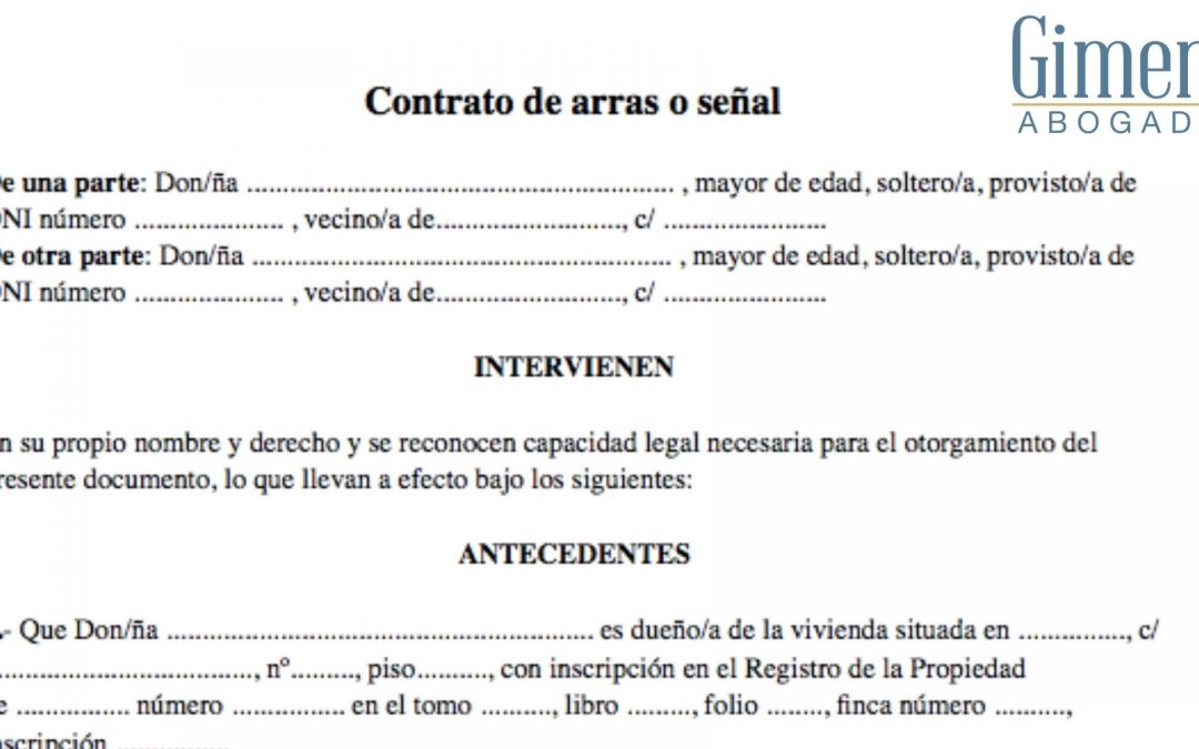 Contrato de Arras: Lo que NO debes firmar sin leer