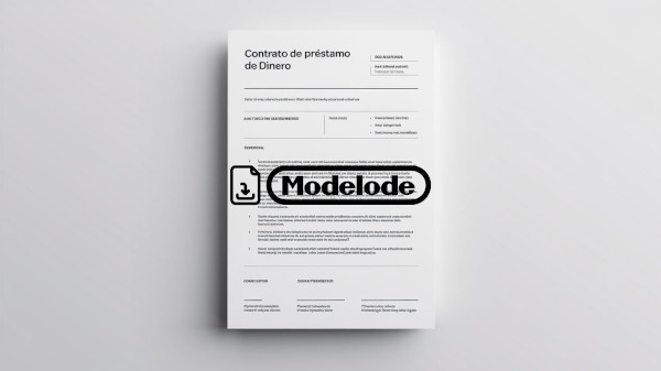 Contrato de PRÉSTAMO PRIVADO: Modelos Efectivos y Simples