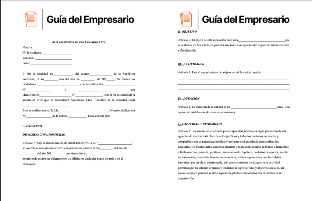 Contratos de Sociedad Civil: Ejemplos y Modelos para tu negocio