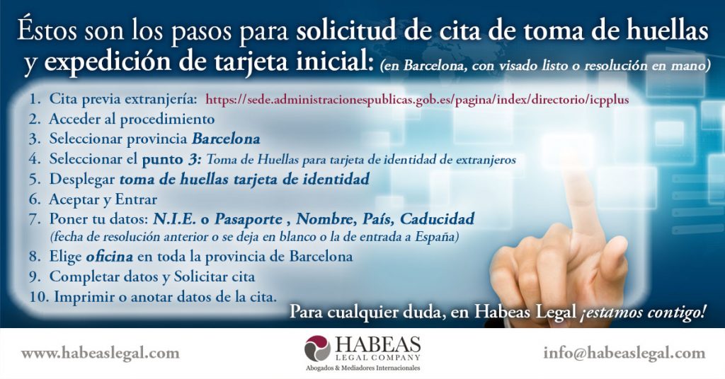 Cuáles son los requisitos y documentos para tomar huellas
