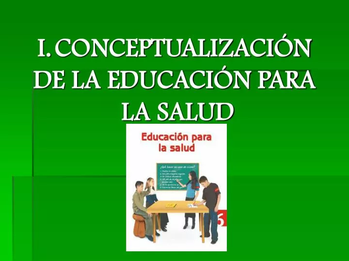 Educación para la salud: Conceptos y Cómo se FOMENTA
