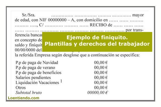 Ejemplo de Finiquito: Cálculos, Ejemplos y Guía Legal