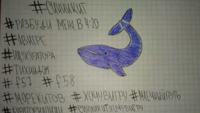 El Juego de la Ballena Azul es un reto peligroso e ilícito