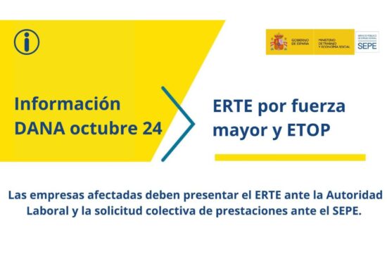 ERTES POR FUERZA MAYOR DANA: NUEVAS MEDIDAS Y PROTECCIÓN