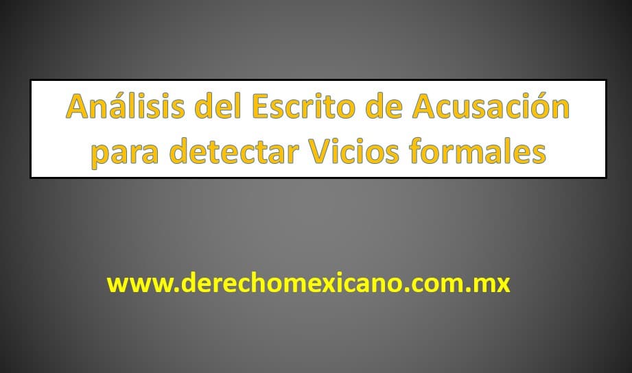 Formulación de Acusación en México: REQUISITOS CLAVE