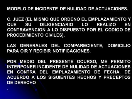 incidente de nulidad de actuaciones todo lo que debes saber