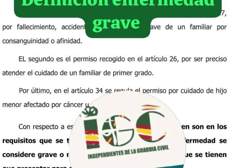 Permiso ENFERMEDAD GRAVE FAMILIAR: Lo que debes saber