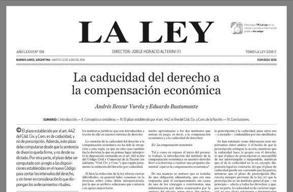 Prestación Compensatoria en Argentina: Criterios y Extinción