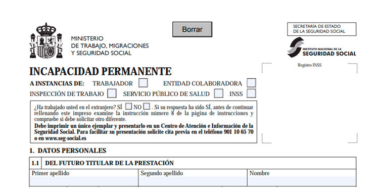 Puedo ser titular de negocio con incapacidad permanente total