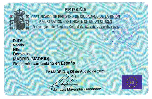 Qué es el Certificado de Registro de Ciudadano UE y cómo obtenerlo