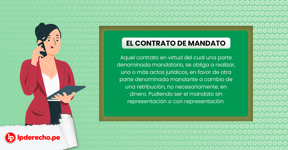 Qué es el contrato de mandato en Derecho Virtual