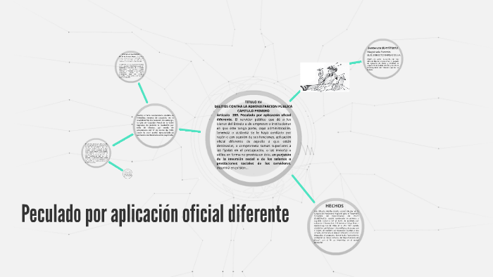 Qué es el peculado por aplicación oficial diferente