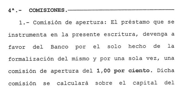 Qué es la comisión de apertura en préstamos y hipotecas