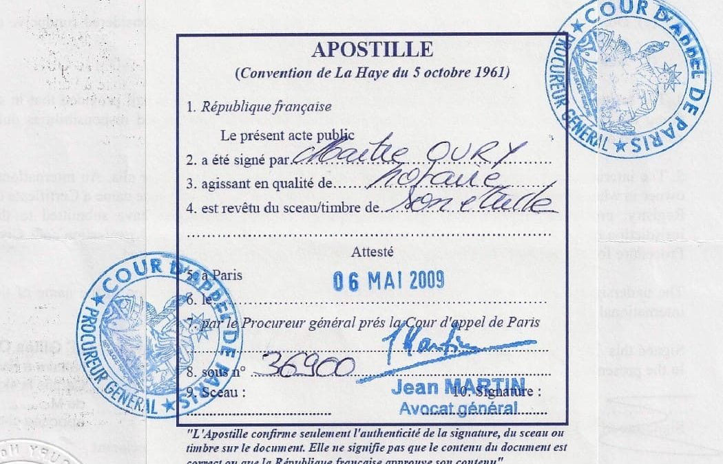 Qué es y para qué sirve la Apostilla del Convenio de La Haya en España