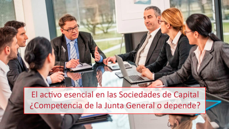 Qué establece el Artículo 160 de la Ley de Sociedades de Capital