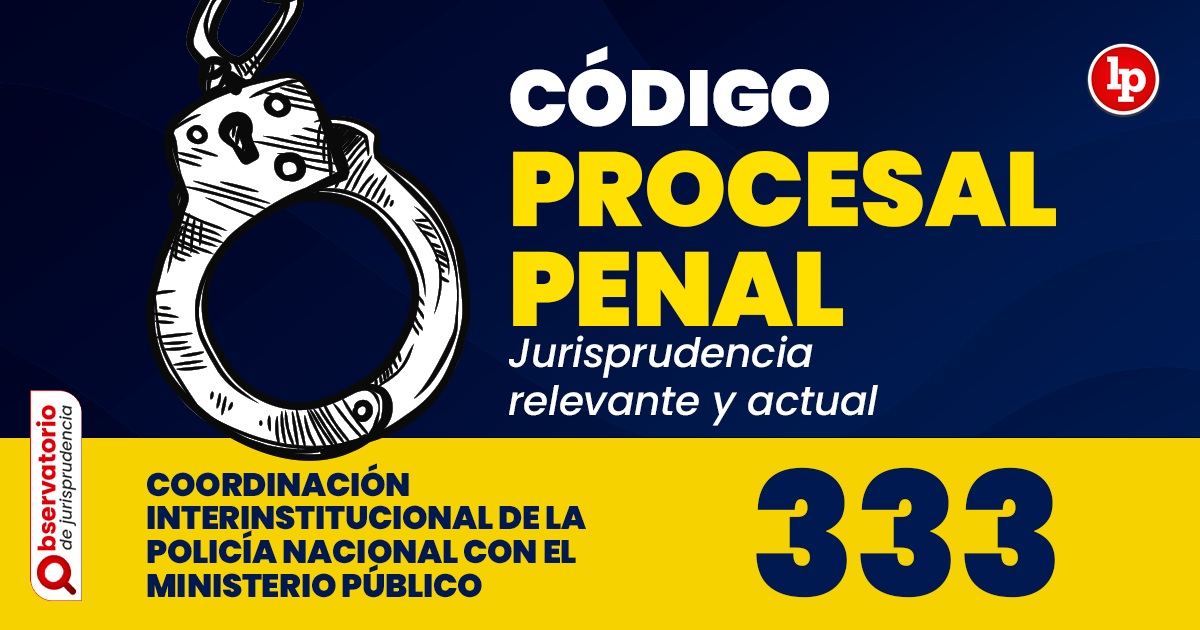Qué establece el artículo 333 del Código Penal Perú