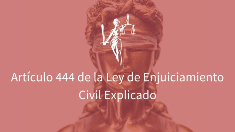 que establece el articulo 440 de la ley de enjuiciamiento civil