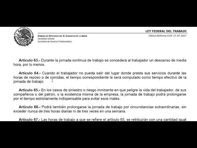 Qué establece el artículo 68 de la Ley Federal del Trabajo en México