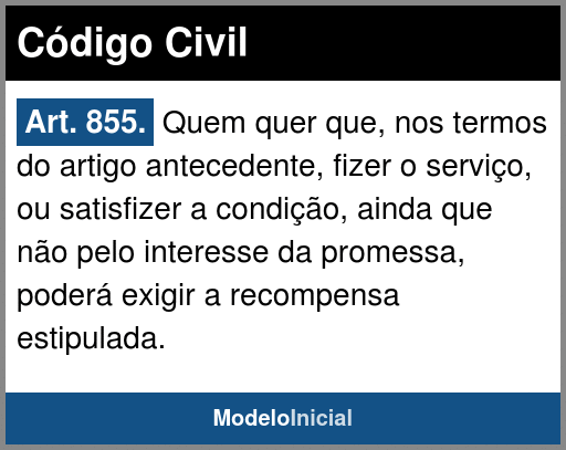 Qué establece el artículo 855 del Código Civil y sus efectos