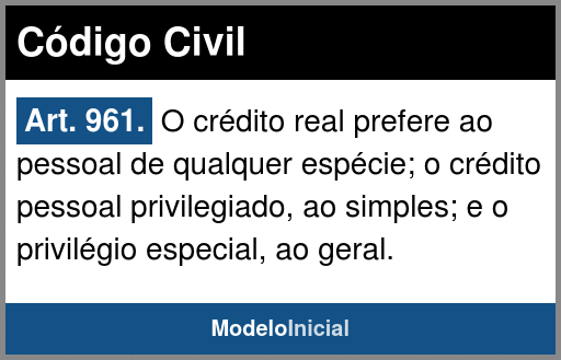 Qué establece el artículo 961 del Código Civil y Comercial argentino
