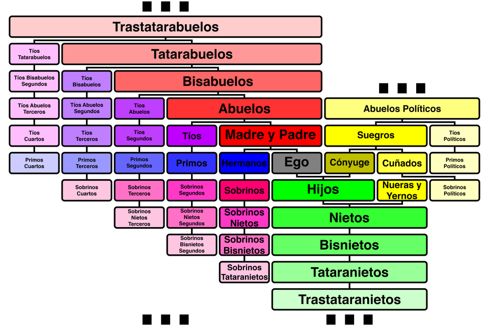 QUÉ GRADO DE CONSANGUINIDAD ENTRE ABUELO Y NUESTRO NIETO