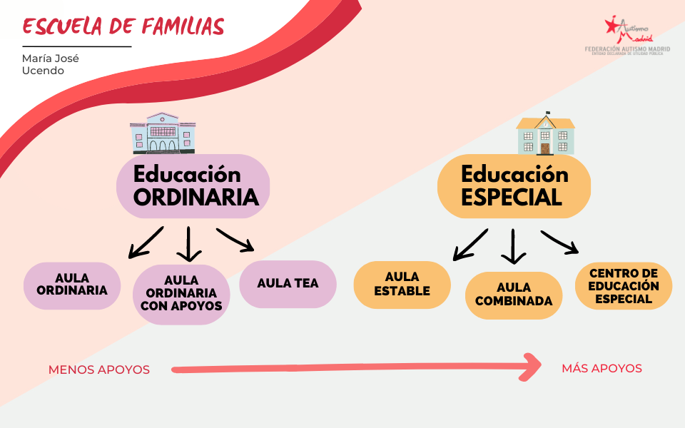 Qué opciones de escolarización existen para alumnos con necesidades especiales