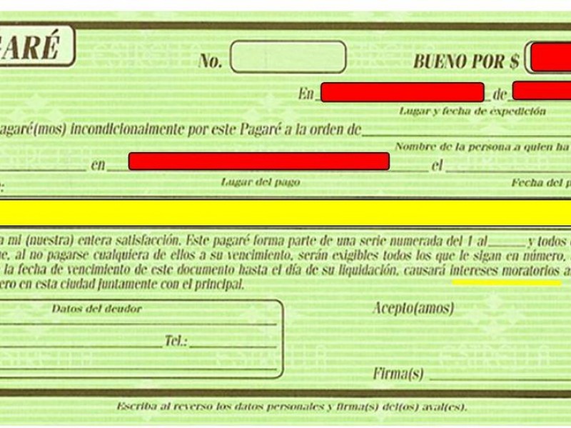 Qué pasa si firmo un pagaré en blanco y cuáles son los riesgos