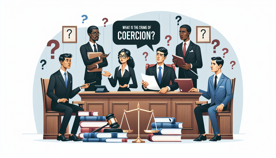 Qué son las coacciones y cuáles son sus consecuencias legales