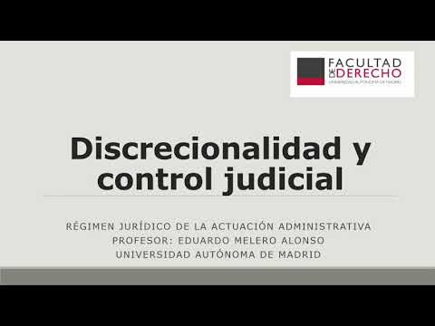 Qué son las facultades discrecionales en derecho virtual