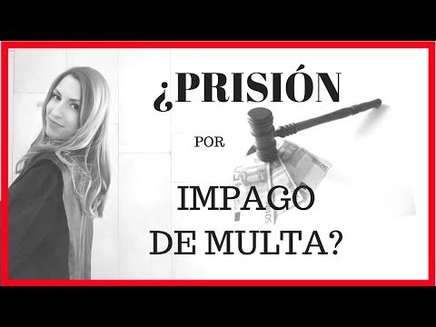 Qué sucede si no pagas una multa por un delito leve