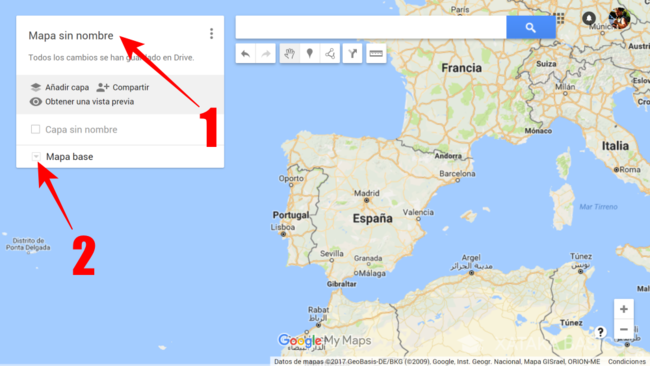 Sabes cómo crear y usar un mapa de NOMBRE en Google Maps