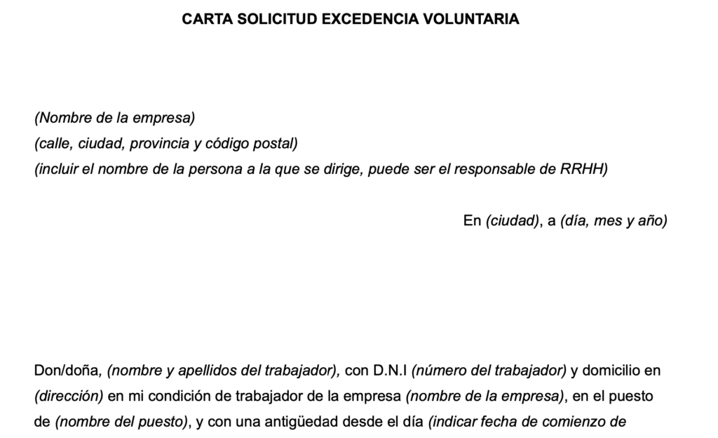 Se pueden tomar vacaciones durante una excedencia laboral
