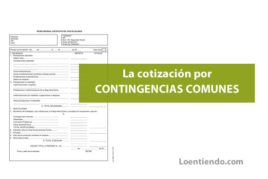 Significado de Contingencias Comunes en 2026: Qué son