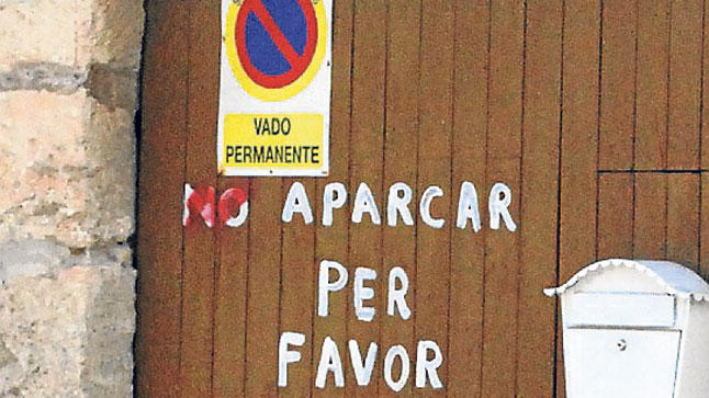 VADO SEÑALIZADO CORRECTAMENTE: puedes aparcar sin denunciar